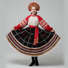 Костюм Воронежский перепляс, габардин, лен- фото 1